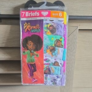 Karmas World Kids  Briefs - Size 6 - Multicolor💜